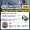 Aula Inaugural dos Programas de Pós-Graduação e Entrega do Prêmio Dárdano de Andrade Lima